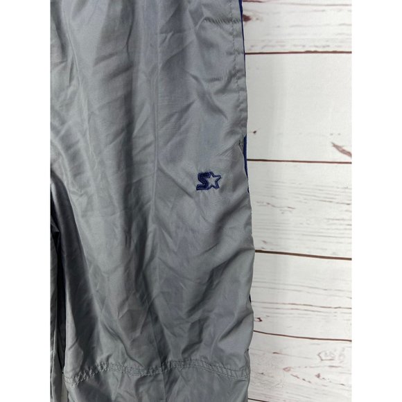 Starter Boys Size Large Gray Athletic Track Side Striped Pants - Picture 3 of 8